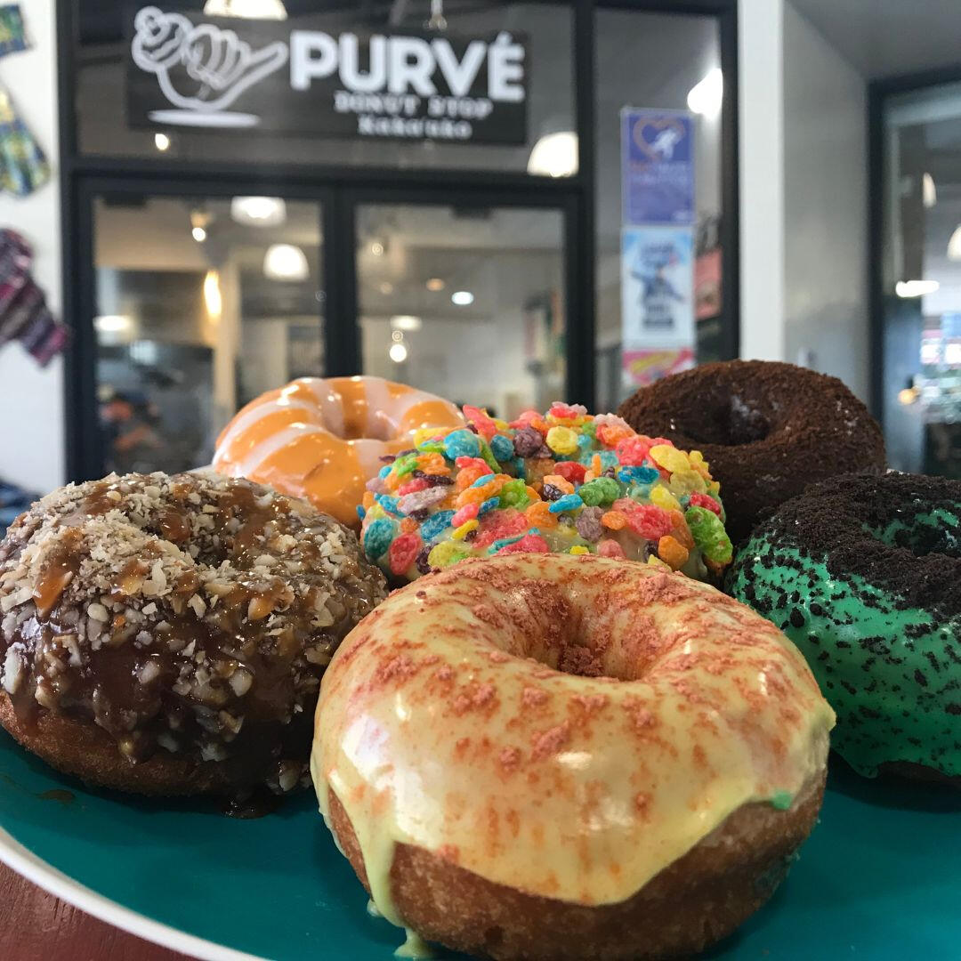 Purvé Donuts (Donut shop): 4AM provided initial website design, social media growth strategy and management, and implemented online ordering system on their website.